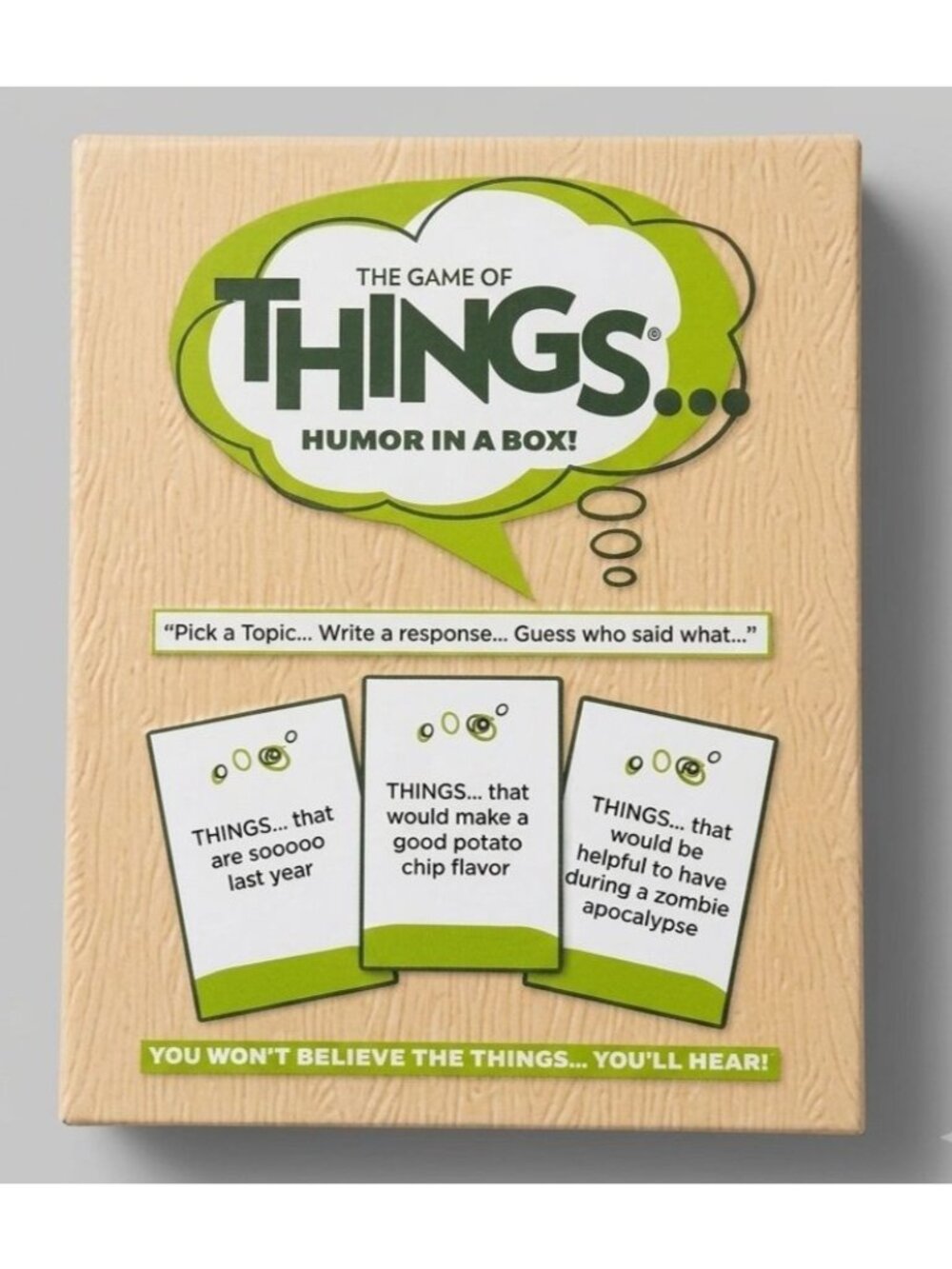 New PlayMonster The Game of Things: Humor in A Box for ages 14 to Adult
